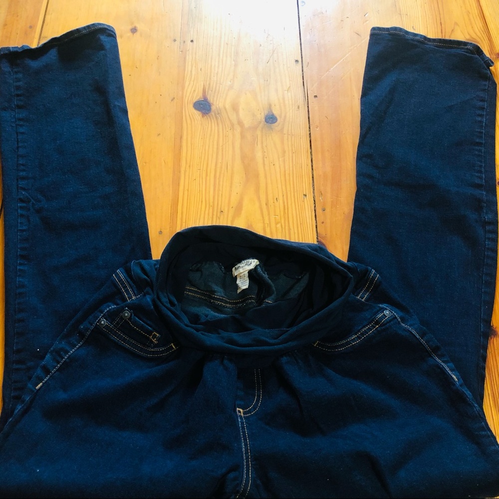 WOMENS HIGH PANEL MATERNITY JEANS